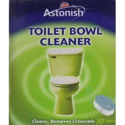 Astonish Toilet Bowl Cleaner Tabs Limescale Remover 10 x 25g Tablets