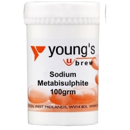 Youngs Home Brewing Equipment Steriliser Sodium Metabisulphite 100g Sterilising