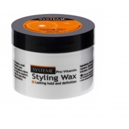 Systeme Pro Vitamin Hair Styling Wax Long Lasting & Definition 75ml Each