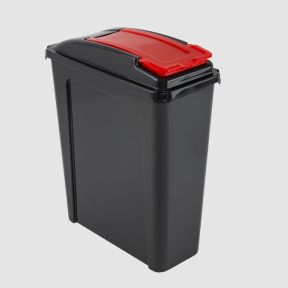 Red 25L Recycling Bin
