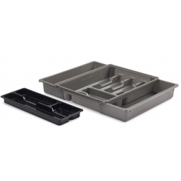 Grey Cutlery Drawer Organiser