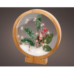 Foliage Wooden Light Frame