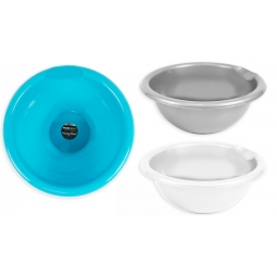 Large 32cm Handy Plastic Kitchen Mixing Bowl Baking Bowl Pouring Feature - Blue