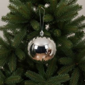 14cm Large Silver Bauble