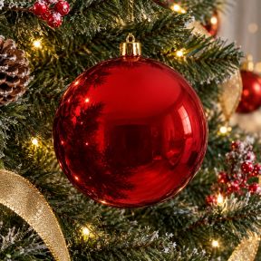 14cm Large Red Bauble