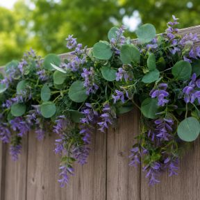 Purple Eucalyptus Garland