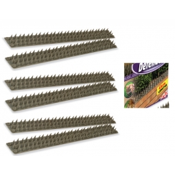 Defenders 45cm Fence Topper Prickle Strip Stop Deter Cats Rodents Birds 2.7M