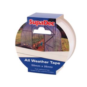 All Weather Repair Tape, Window Greenhouse & Polytunnel 50mmx 25M, Clear