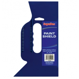 SupaDec Plastic Hand Held Paint Shield Tool Ideal Skirting Board Doors Windows