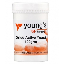 Youngs Home Brewing Dried Active Yeast For Beer & Winemaking 100g