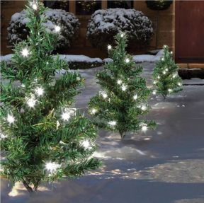 White Tree Path Lights
