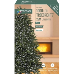 1000 LED Tree Lights Bright White
