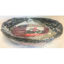 Small Black Hamper Basket Kit Make Your Own With Cellopane Bag Ribbon Wood Wool