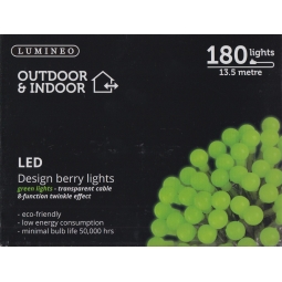 180 Green Berry Lights