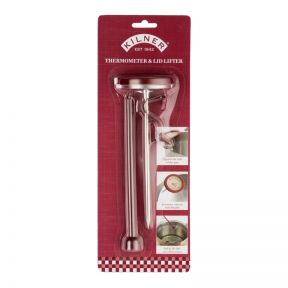 Kilner Jam Pan Clip On Thermometer & Magnetic Lid Lifter 40 To 140 Degrees