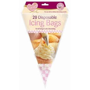20 Disposable Icing Piping Pastry Bags Cake Tools Sugarcraft Cupcake Decorating
