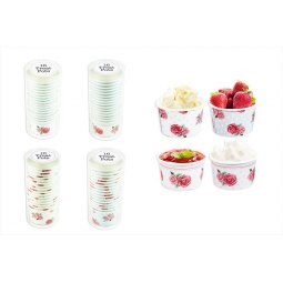 Paper Ice Cream Tubs Sweet Treat Pots Summer Party Cake Lunch Afternoon Tea