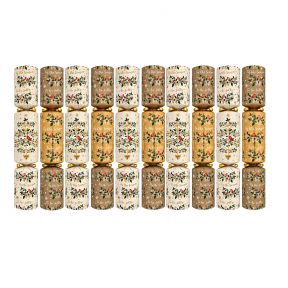 10 Gold Foliage Crackers