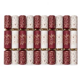 10 Burgundy Joy Crackers