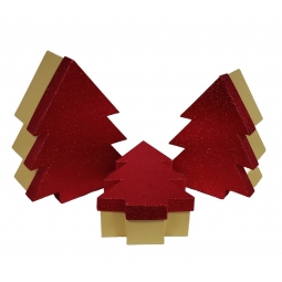Red Xmas Tree Gift Boxes