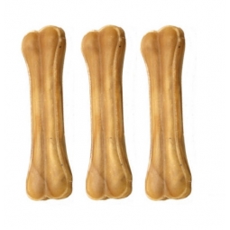 3 Munch & Crunch 100% Rawhide Pressed Mini 4inch Dog Bones Chews Hig Protein