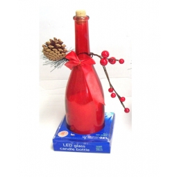 Red Candle Bottle