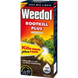 Weedol Rootkill Plus 500 ml Liquid Concentrate Weed Kill Treats Up To 588m2