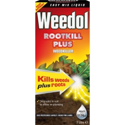 Weedol 1L Rootkill Plus Weed Killer Kills Weeds Plus Roots Treats Up To 1176M2