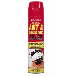 PestShield Ant & Crawling Insect Killer Spray Ants Fleas Cockroaches 300ML