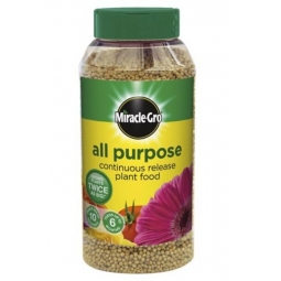 Miracle-Gro Slow Continuous Release All Purpose Plant Food, 1Kg Shaker Jar