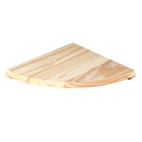 380mm Wood Corner Shelf