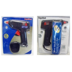 SupaTool 11cm Mini Hand Held Glue Gun With 4 Mini Glue Sticks BS Plug Craft DIY