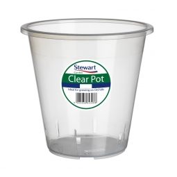 13cm Clear Orchid Pot