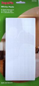 320 White sticky pads,SupaFix double sided pre cut, permanent foam pads
