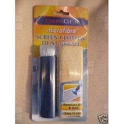 Microfibre Screen Cloth & Dust Brush, Computer Cleaning