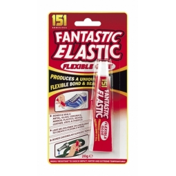 FANTASTIC ELASTIC GLUE ADHESIVE SHOE REPAIR WATER RESISTANT BONDS SEALS VINYL