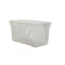 Large Clear Storage Caddy Basket With Handle Easy Cupboard Storage Solution