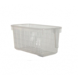 Large Clear Storage Caddy Basket With Handle Easy Cupboard Storage Solution