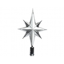Silver Star Tree Topper