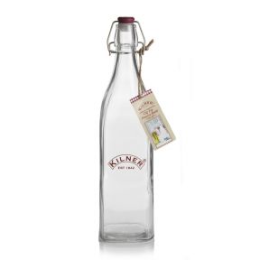 Kilner Clip Top Glass Preserve Storage Bottle Olive Oil Food Dressin 1 Litre