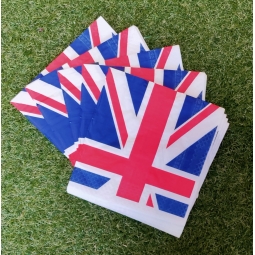 16 Union Jack Napkins