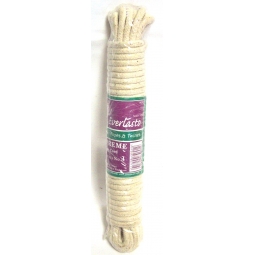 Everlasto Supreme Sash Cord 10M No 3 Cotton Robe Twine Weather Proof Cotton