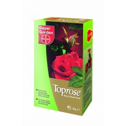 Bayer Garden - Toprose Rose & Shrub Feed - 1KG - Slow Release Plant Food