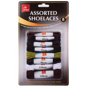 8 Assorted Shoe Laces