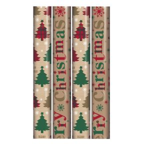 4 x 4M Tartan Script & Tree