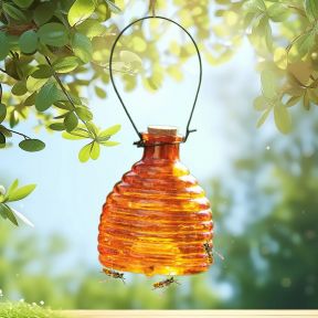 Coloured Glass Wasp Trap