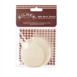 Kilner Pack Of 200 Jam Jar Wax Discs 5.5cm & 7.5cm Food Jar Caps Paper Circles