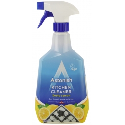 Astonish Kitchen Cleaner Spray Zesty Lemon Grease Remover 750ml