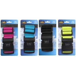Combination Luggage Suitcase Baggage Tie Security Strap Lock 2M Assorted