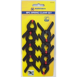 8 x Small Plastic 2 Inch 50mm Spring Loaded Clamps Clips Craft DIY Woodwork